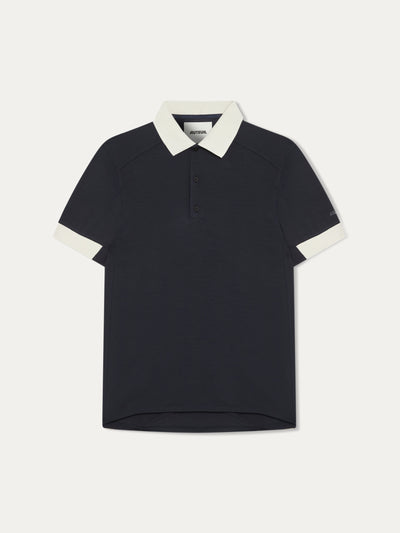 trouver le polo Auteuil paris bleu marine night session. la fibre  Lyocell, 100% naturelle, permet une performance maximale, mouvement et gestion de la transpiration avec un confort inégalé, sans les mauvaise odeurs liées au polyesters, et finalement une élégance remarquable. A porter en match, à l'entrainement et en sportswear lifestyle