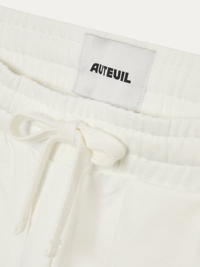 find the sweat pant auteuil foro white 1930, 100% recycled cotton, for tennis and lifestyle