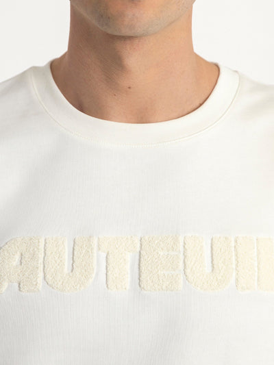 Find the 1930 white Auteuil sweatshirt, 100% organic cotton, comfortable and stylish for tennis, clubhouse and sportswear.