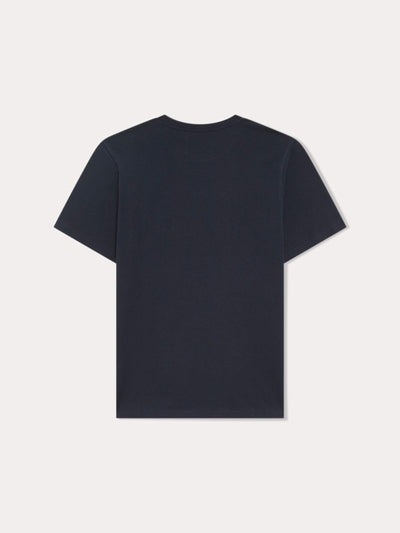 Trouver le tee-shirt Auteuil bleu marine night session, 100% en coton organique, confortable et élégant pour jouer au tennis comme pour porter au club-house et en sportswear lifestyle